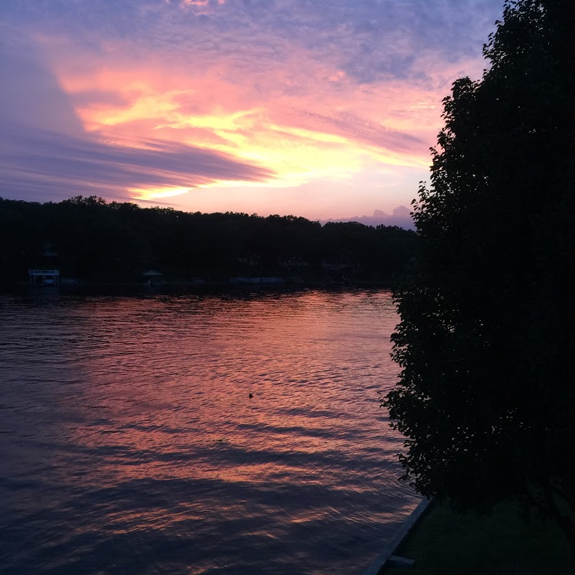 Home lake sky