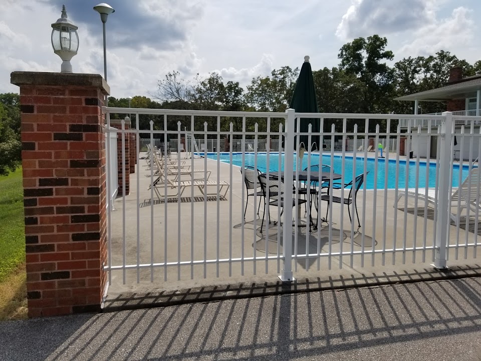 Home outside pool