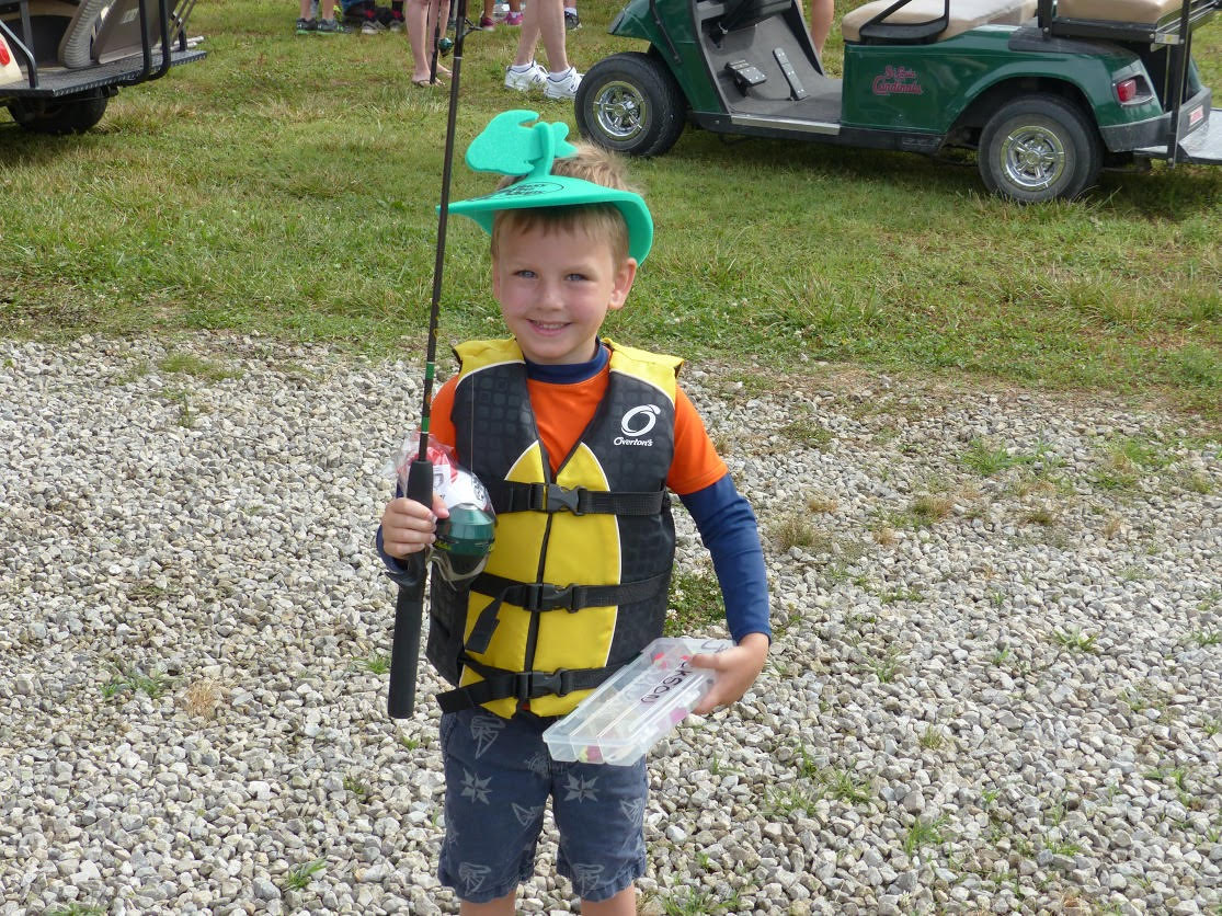 boy ready to fish